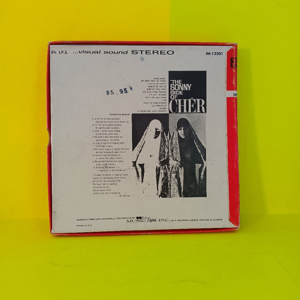 Cher - The Sonny Side Of Cher 3 3/4 IPS - 1966 - IM 12301 - Used - Reel to Reel