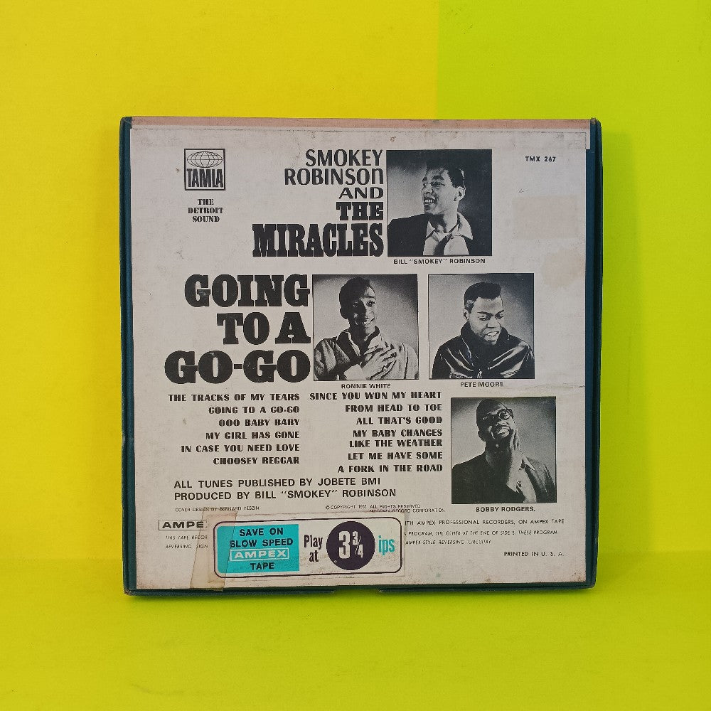 Smokey Robinson & The Miracles - Going To A Go-Go 3 3/4 IPS - 1965 - TMX 267 - Used - Reel to Reel