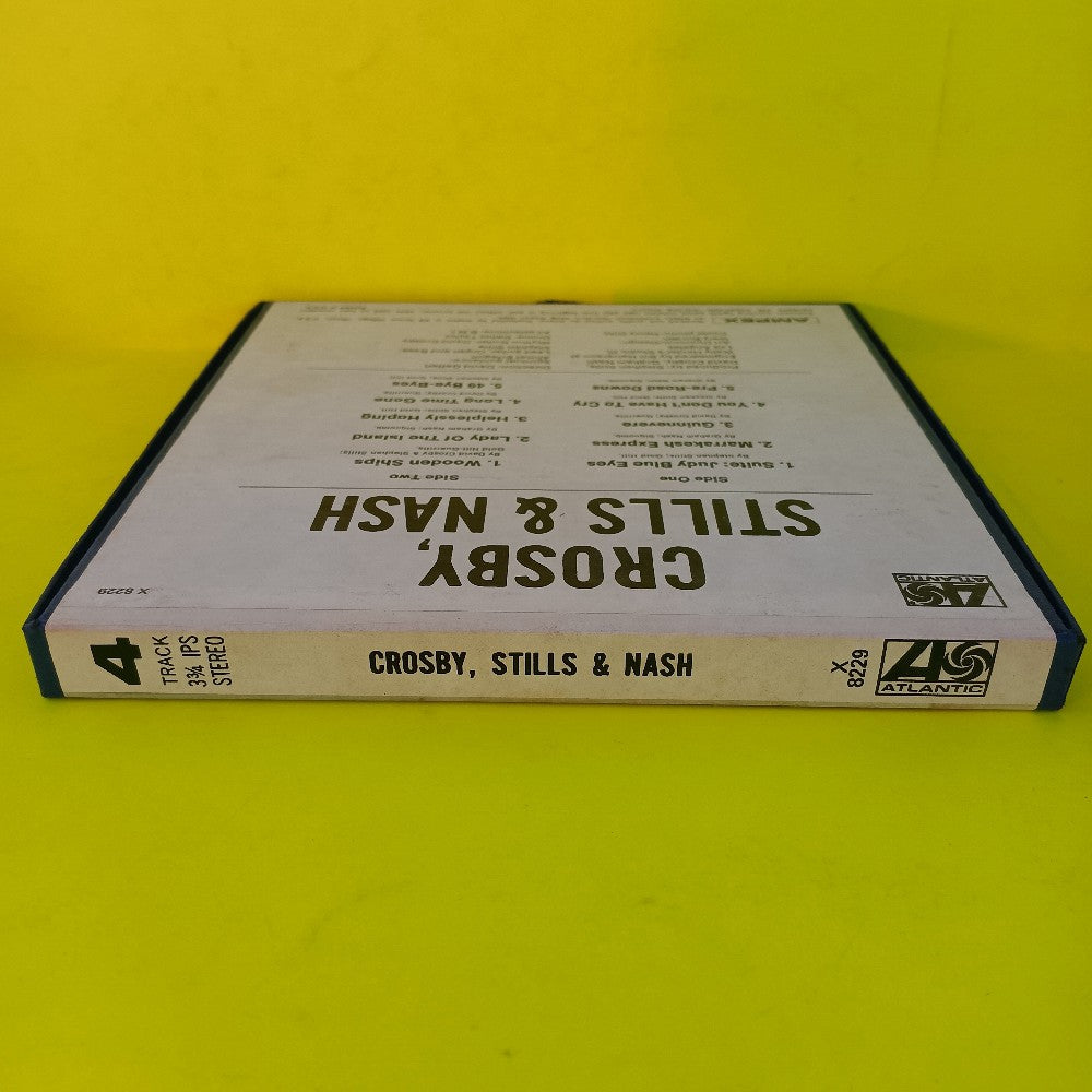 Crosby Stills & Nash - Self Titled 3 3/4 IPS - 1969 - X 8229 - Used - Reel to Reel