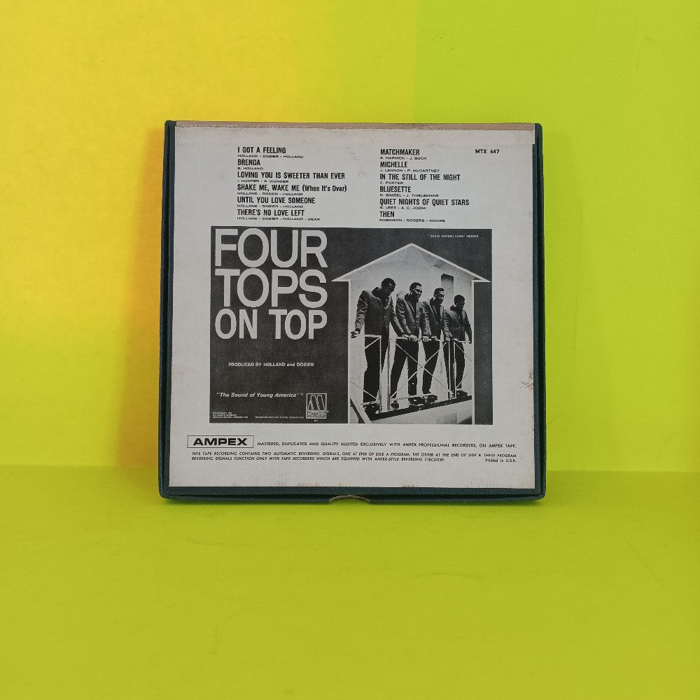4 Tops - Four Tops On Top 3 3/4IPS - MTX 647 - Used - Reel to Reel
