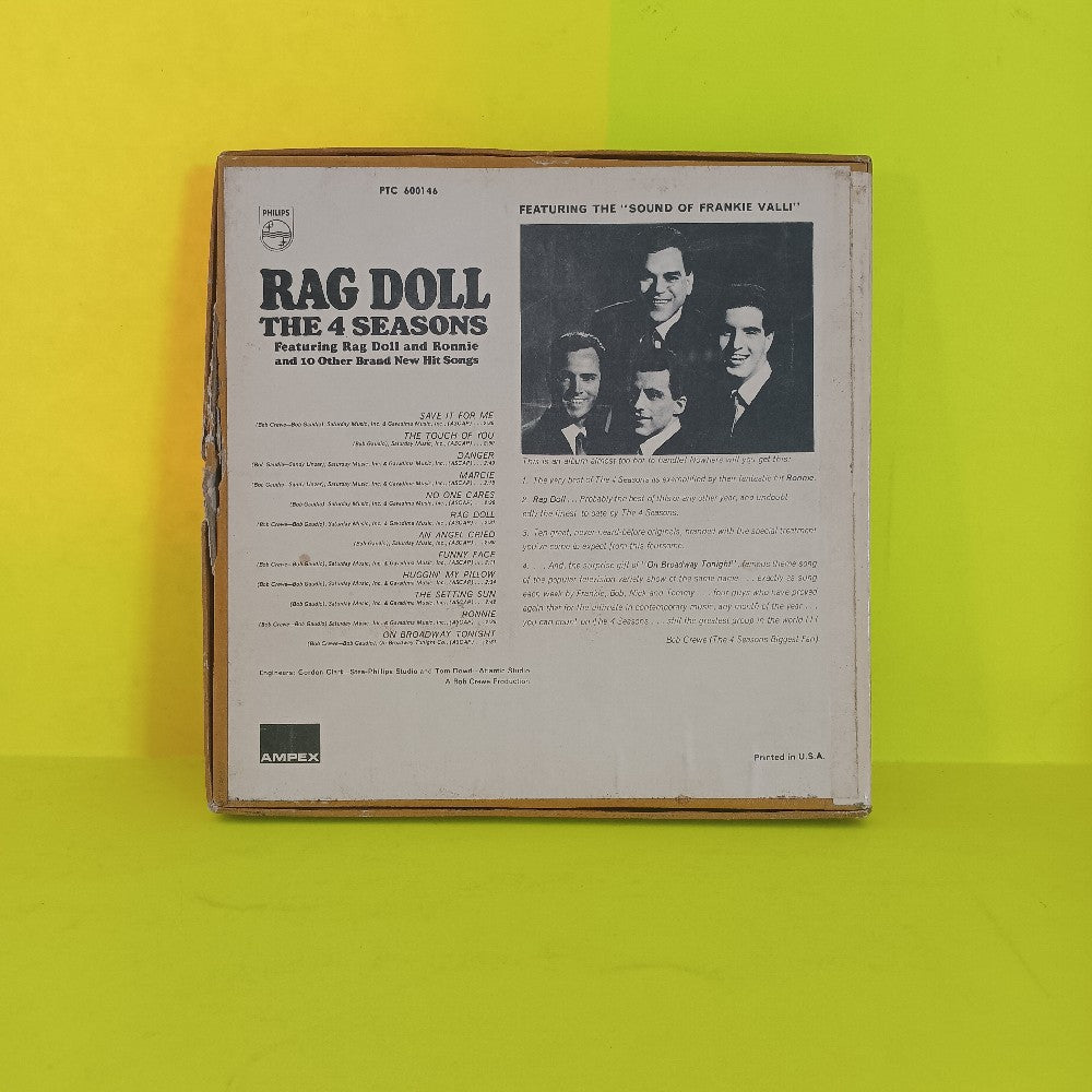 The 4 Seasons - Rag Doll 7 1/2 IPS - 1964 - PTC 600146 - Used - Reel to Reel