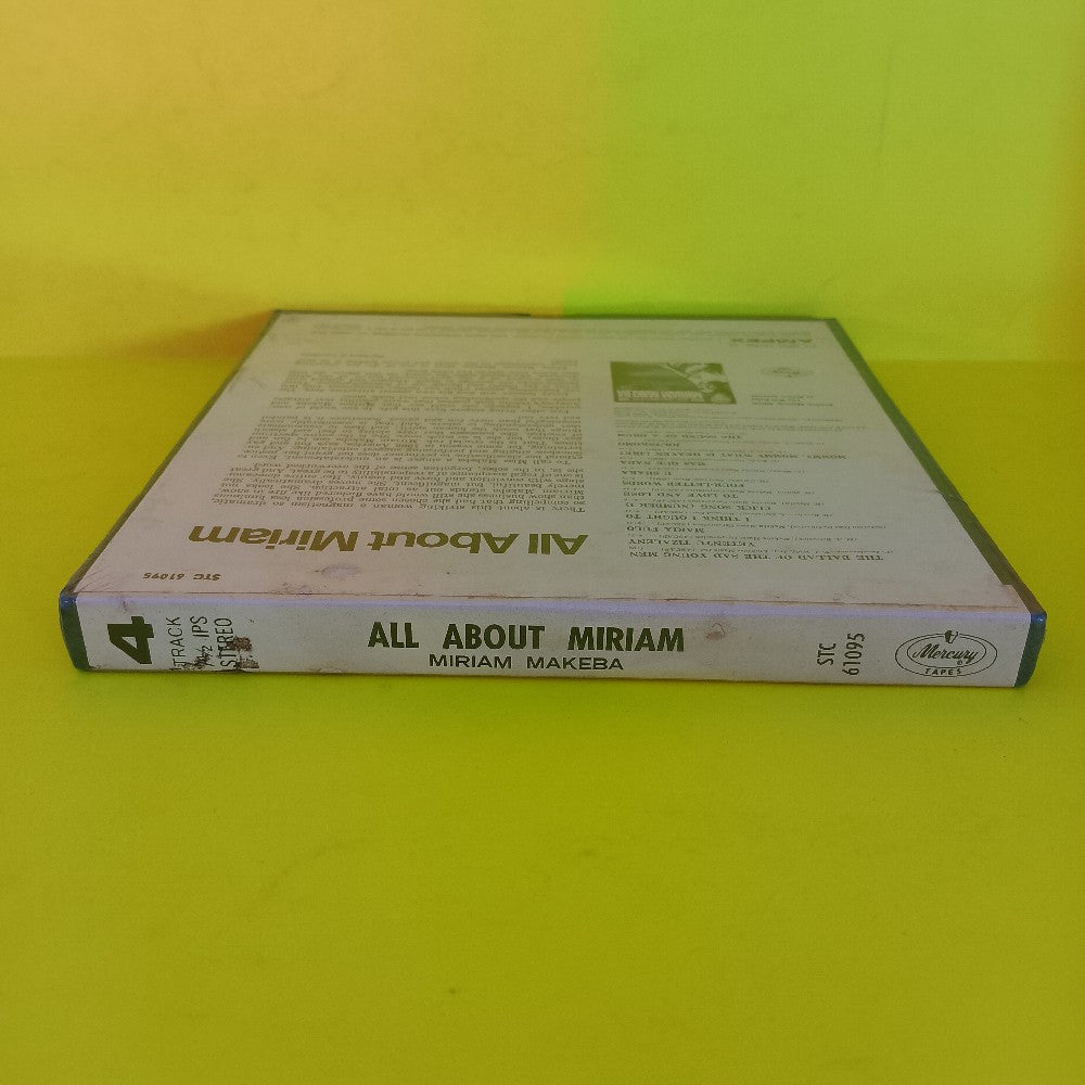 Miriam Makeba - All About Miriam 7 1/2 IPS - 1966 - STC 61095 - New - Reel to Reel