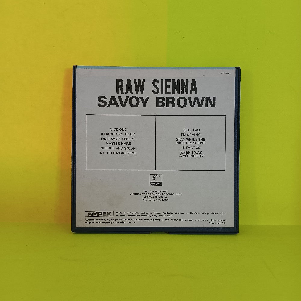 Savoy Brown - Raw Sienna 3 3/4 IPS - 1970 - X 79036 - Used - Reel to Reel
