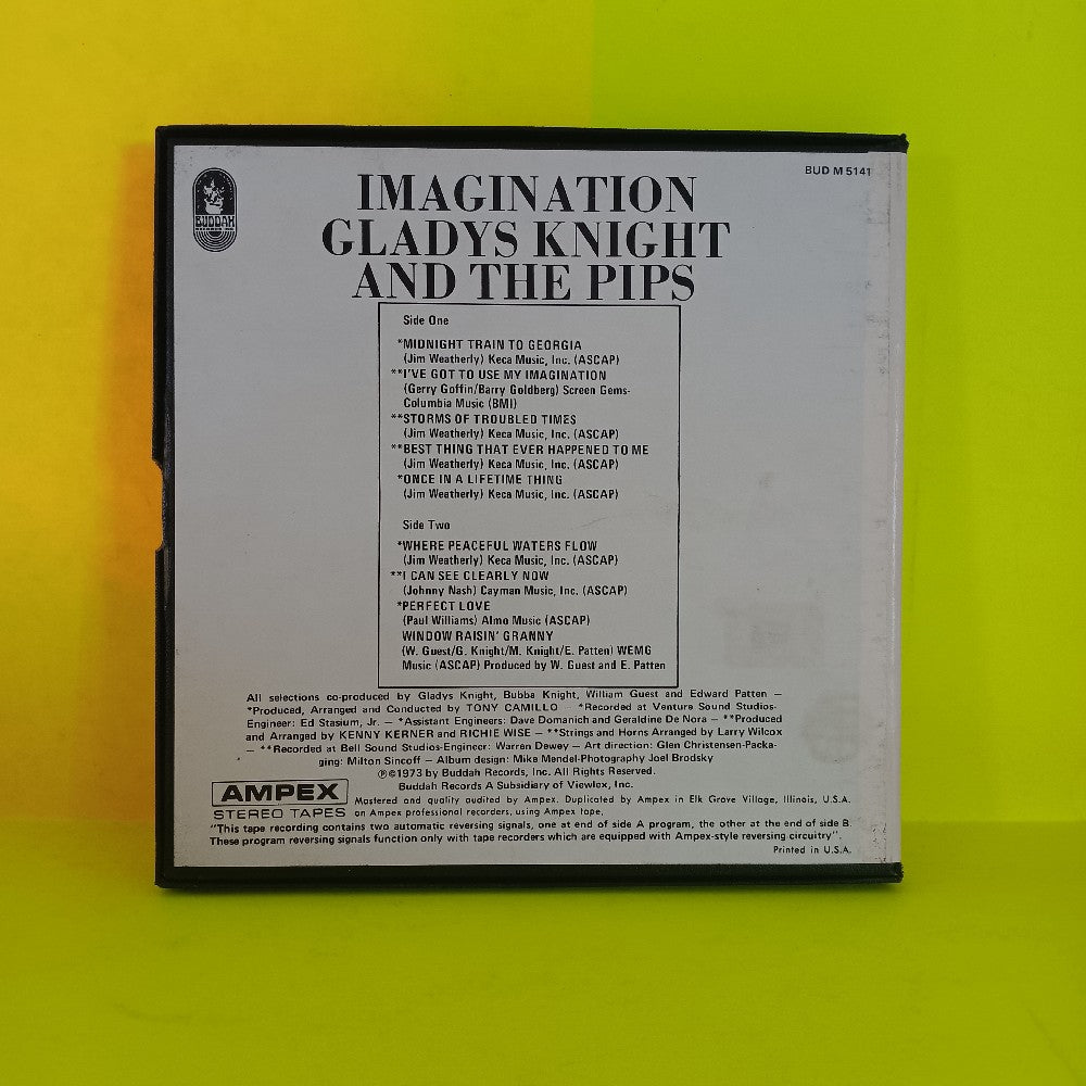 Gladys Knight & The Pips - Imagination 7 1/2 IPS - 1973 - BUDM 5141 - Used - Reel to Reel