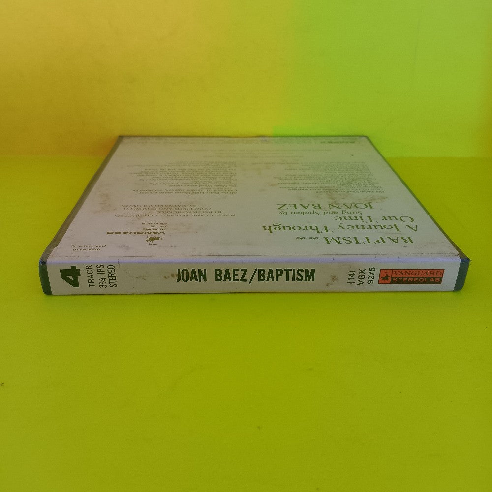 Joan Baez - Baptism 3 3/4 IPS - 1968 - VGX 9275 - New - Reel to Reel