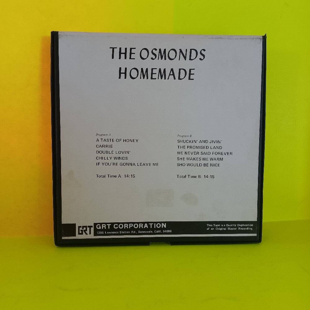 The Osmonds - Homemade 3 3/4 IPS - 1971 - 0130-4770 - Used - Reel to Reel