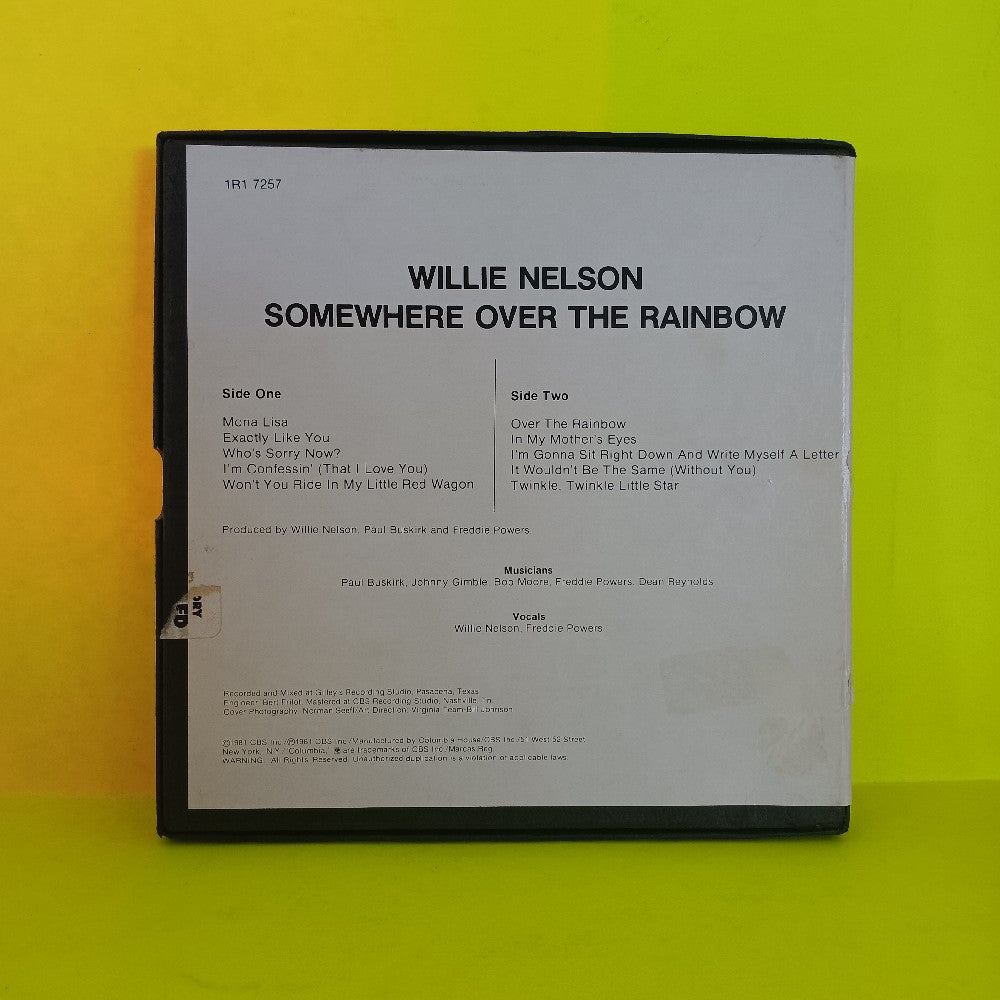 Willie Nelson - Somewhere Over The Rainbow 3 3/4 IPS - 1981 - 1R1 7257 - Used - Reel to Reel