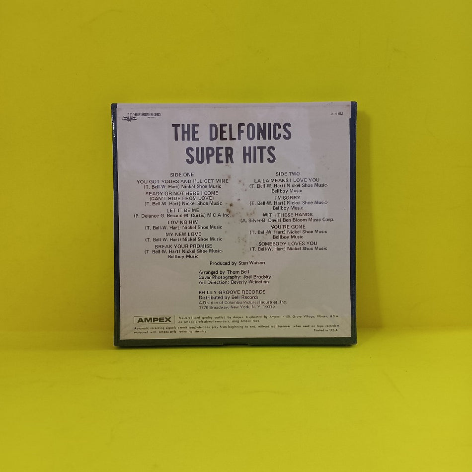 The Delfonics - Super Hits 3 3/4 IPS - X 1152 - New - Reel to Reel