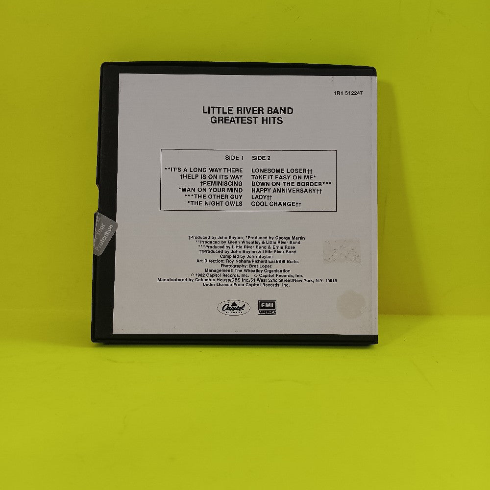 Little River Band - Greatest Hits 3 3/4 IPS - 1982 - 1R1 512247 - Used - Reel to Reel