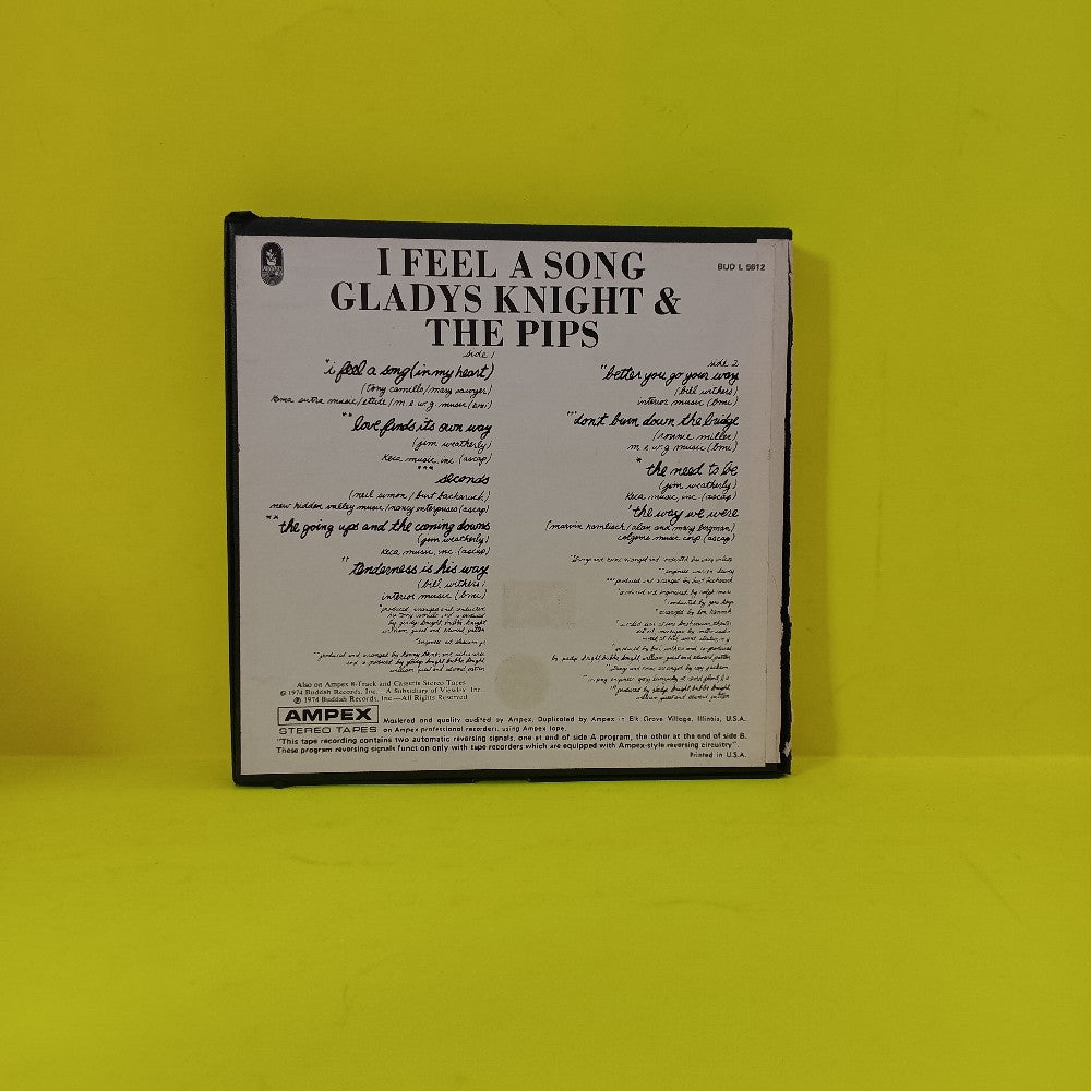 Gladys Knight & The Pips - I Feel Like A Song 7 1/2 IPS - 1974 - BUDL 5612 - Used - Reel to Reel