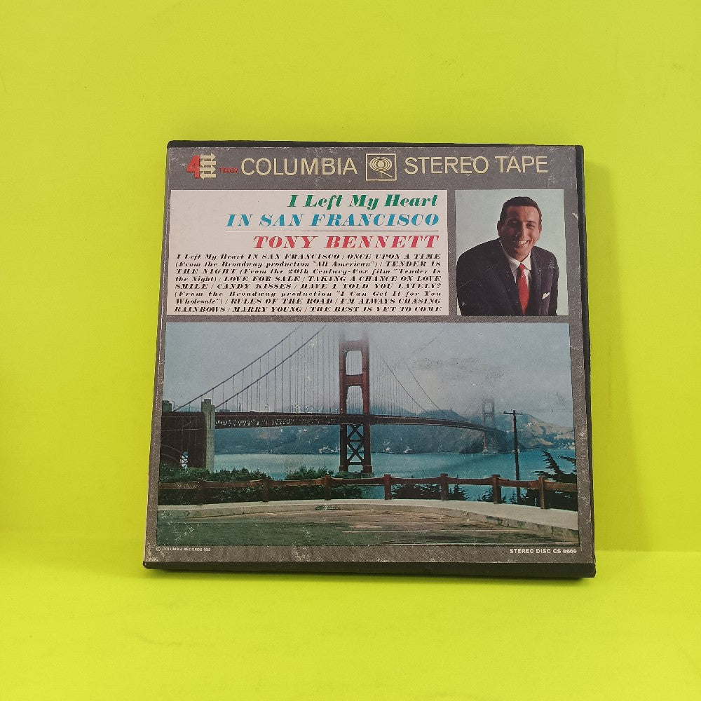 Tony Bennett  - I Left My Heart In San Francisco 7 1/2 IPS - 1962 - CQ 493 - Used - Reel to Reel