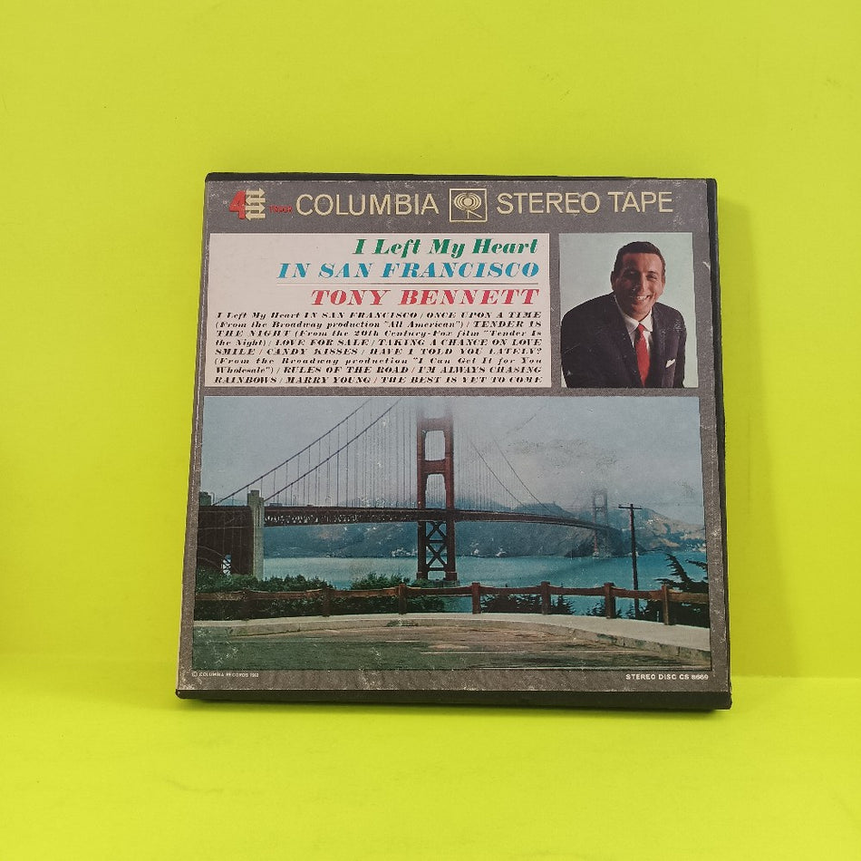 Tony Bennett  - I Left My Heart In San Francisco 7 1/2 IPS - 1962 - CQ 493 - Used - Reel to Reel