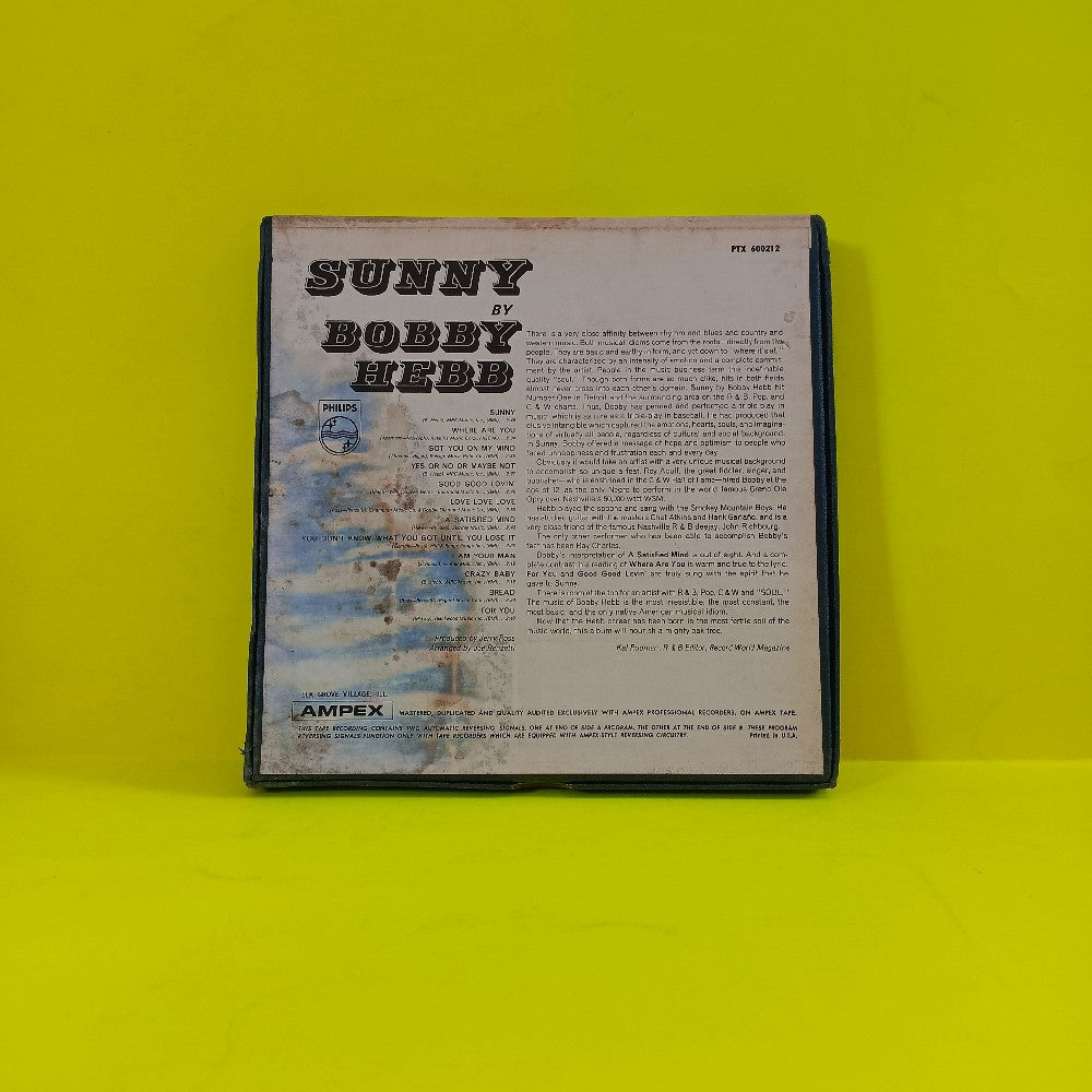 Bobby Hebb - Sunny 3 3/4 IPS - 1966 - PTX 600212 - Used - Reel to Reel