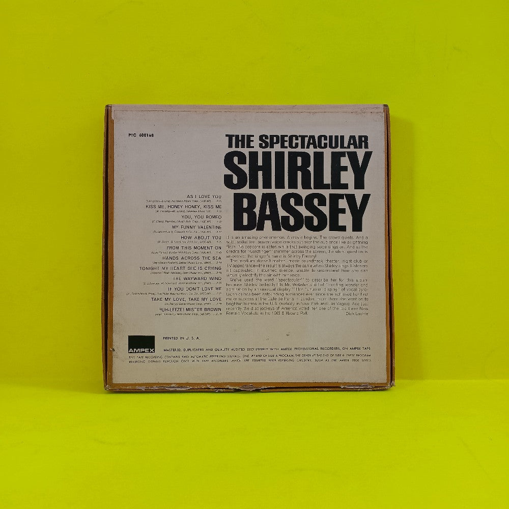 Shirley Bassey - The Spectacular Shirley 7 1/2 IPS - 1966 - PTC 600168 - Used - Reel to Reel