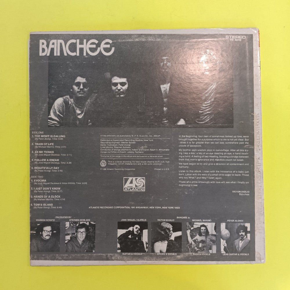 Banchee - Banchee/ Self Titled - 1969 - SD 8240 - Used - VG+ - Vinyl