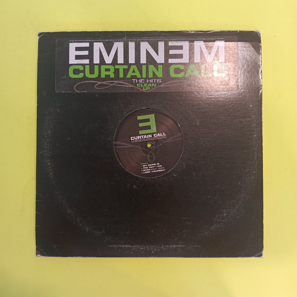 Eminem - Curtain Call The Hits CLEAN 2LP - 2005 - INTF-11609-1 - Used - VG++ - Vinyl