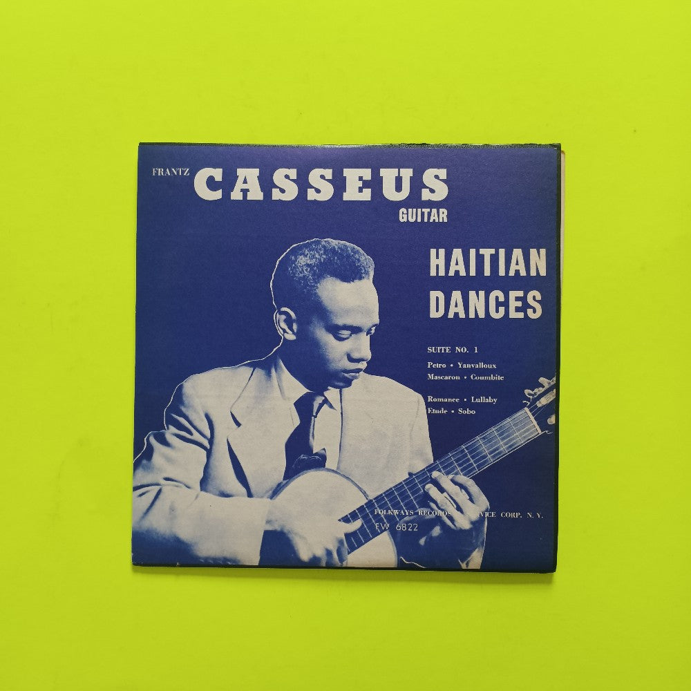 Frantz Casseus - Haitian Dances 10" - 1954 - FW 6822 - Used - EX - Vinyl