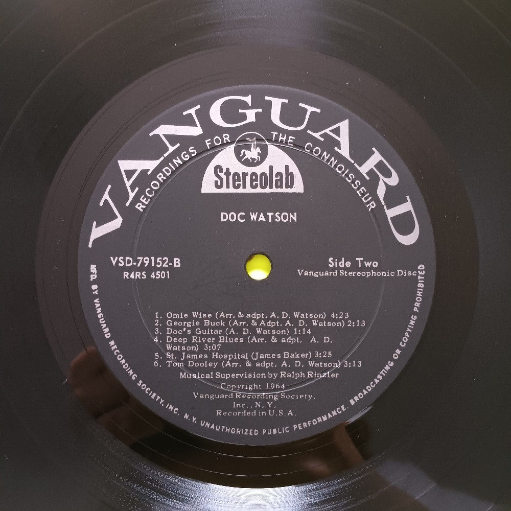 Doc Watson - Doc Watson / Self Titled - 1964 - VSD 79152 - Used - VG++ - Vinyl