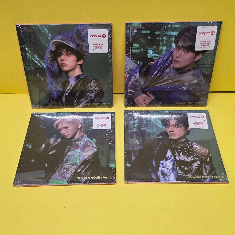 Ateez - Golden Hour : Part.5 Set Of 4 Target Exclusive  - 2026 - New - Sealed - CDs