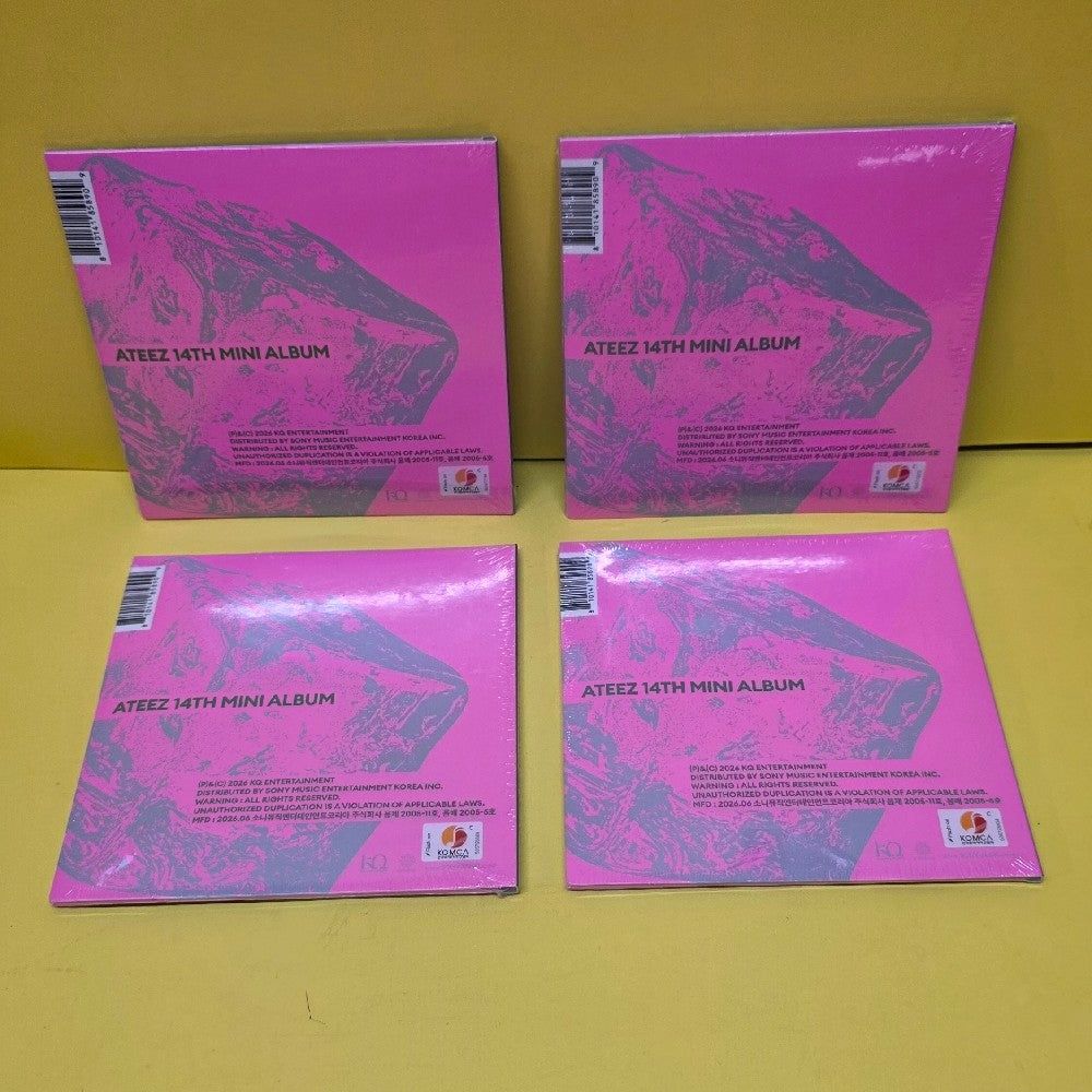 Ateez - Golden Hour : Part.5 Set Of 4 Target Exclusive  - 2026 - New - Sealed - CDs
