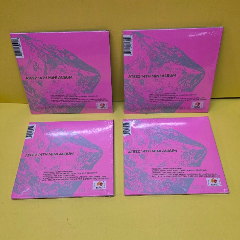 Ateez - Golden Hour : Part.5 Set Of 4 Target Exclusive  - 2026 - New - Sealed - CDs