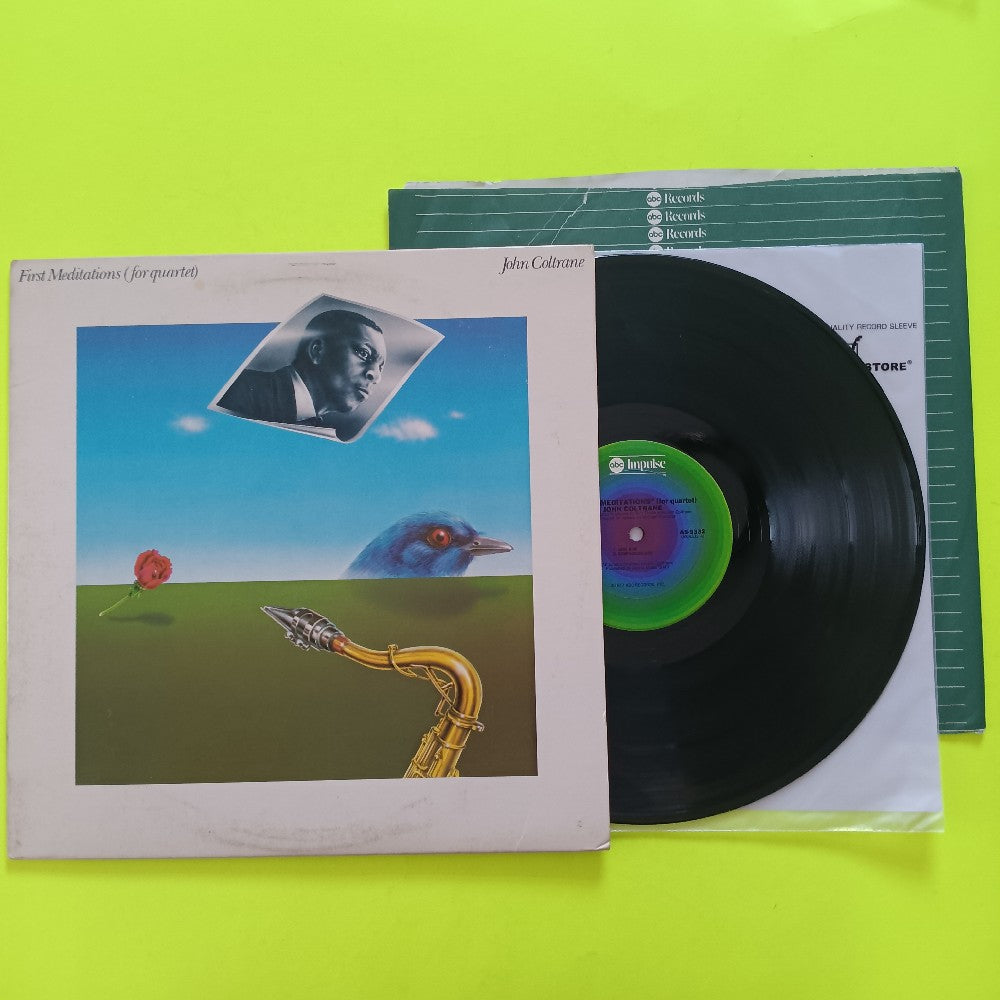 John Coltrane - First Meditations (For Quartet) - 1977 - AS 9332 - Used - VG++ - Vinyl