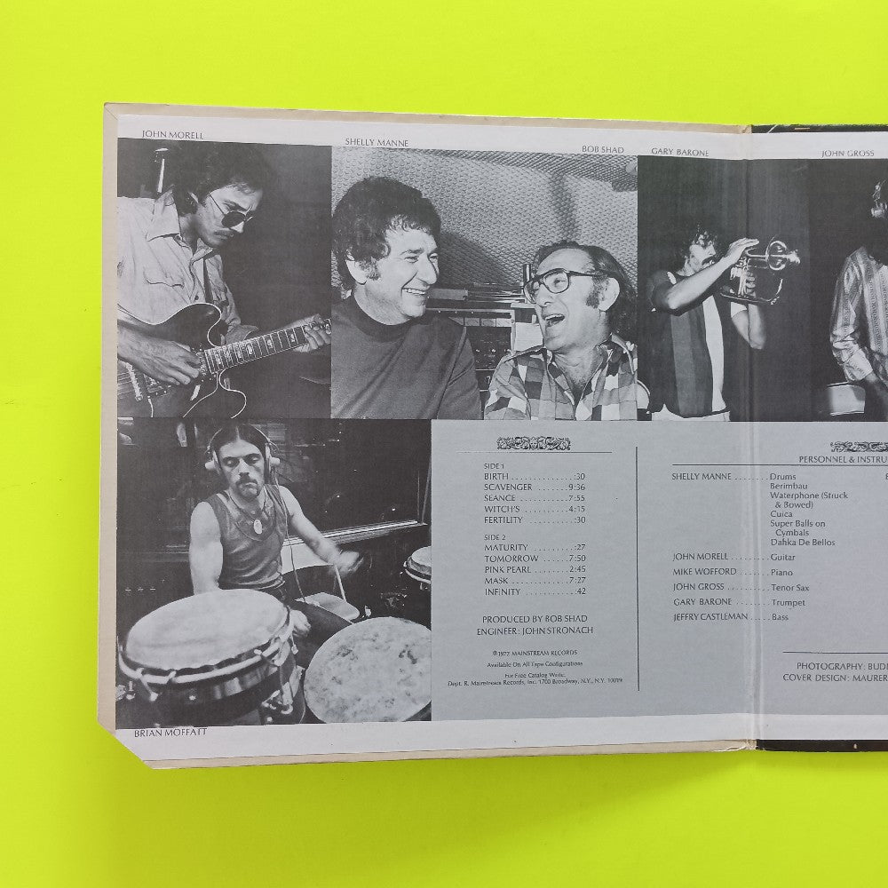 Shelly Manne - Mannekind  - 1972 - MRL 375 - Used - EX - Vinyl