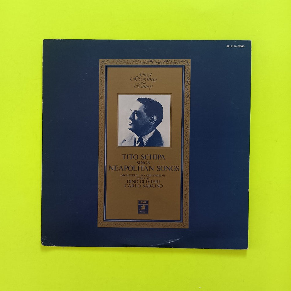 Tito Schipa - Sings Neapolitan Songs JAPAN - GR 2178 - Used - NM - Vinyl
