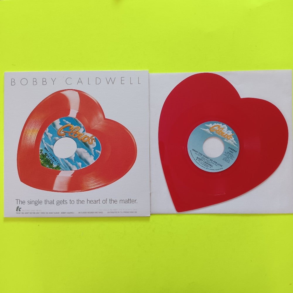 Bobby Caldwell - What You Won't Do For Love HEART SHAPED - 1979 - CL-HSS1 - Used - NM - Vinyl