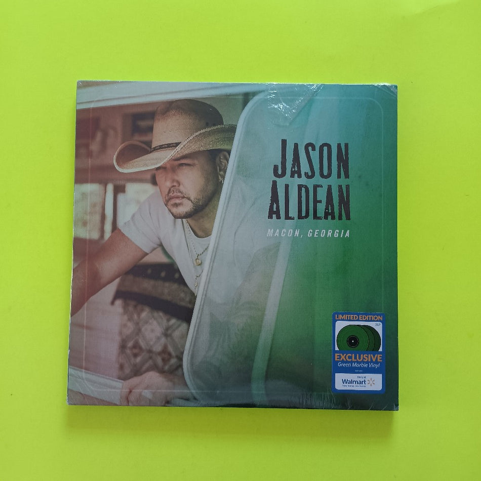 Jason Aldean - Macon, Georgia WALMART GREEN VINYL 3LP - 2022 - 538719200 - New - Sealed - Vinyl
