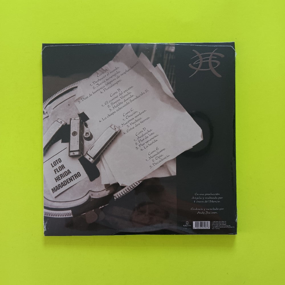 Héroes Del Silencio - Parasiempre 3LP 2CD - 2023 - 0190296649646 - New - Sealed - Vinyl