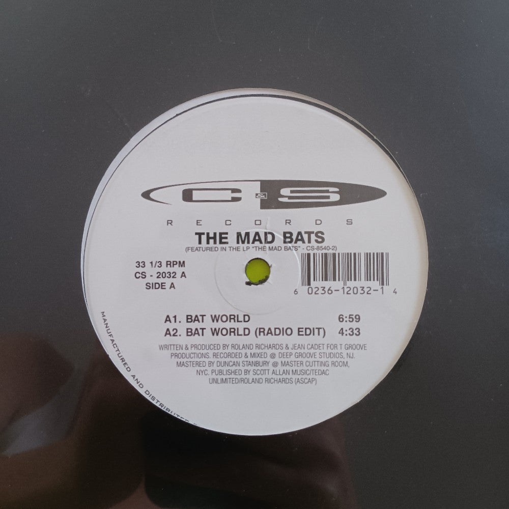 The Mad Bats - Bat World 12" - CS2032 - New - Sealed - Vinyl