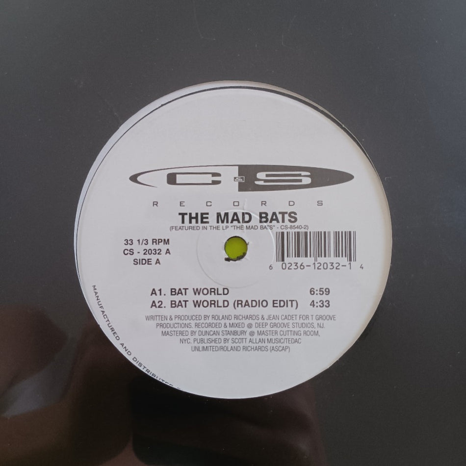 The Mad Bats - Bat World 12" - CS2032 - New - Sealed - Vinyl