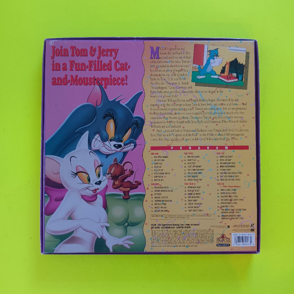The Art Of Tom & Jerry Volume 2 3x Laserdisc Box Set - 1993 - ML 103913 - Used - EX - LaserDisc