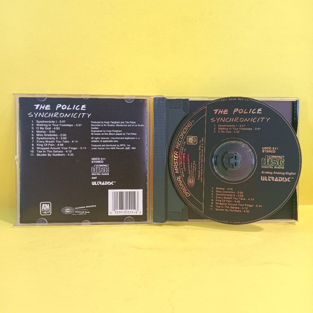 The Police - Synchronicity 24k GOLD JAPAN - 1989 - UDCD 511 - Used - EX - CDs
