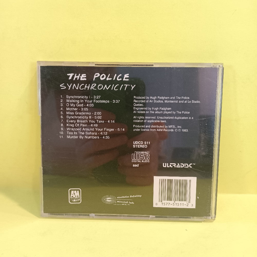 The Police - Synchronicity 24k GOLD JAPAN - 1989 - UDCD 511 - Used - EX - CDs