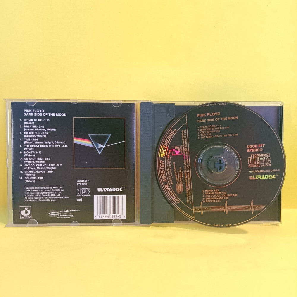 Pink Floyd - Dark Side Of The Moon 24k GOLD JAPAN MFSL - 1988 - UDCD 517 - Used - VG++ - CDs