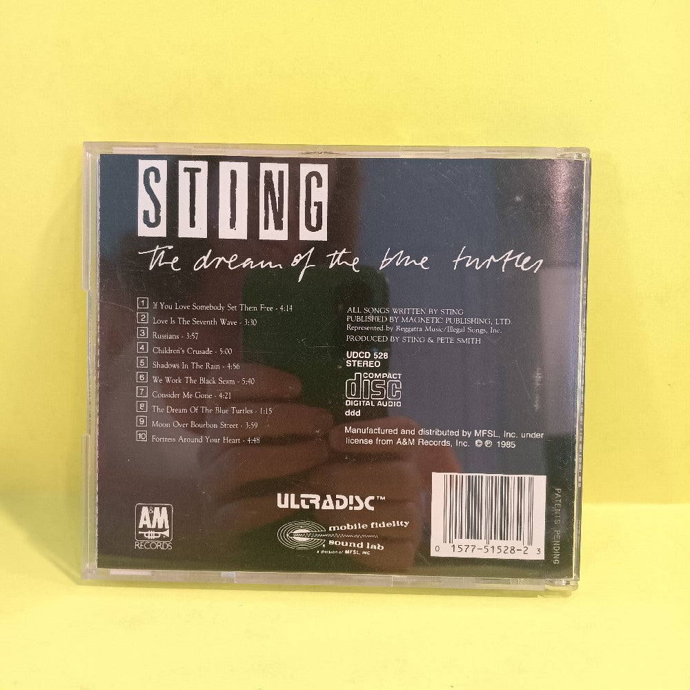 Sting - The Dream Of The Blue Turtles GOLD JAPAN MFSL - 1990 - UDCD 528 - Used - VG++ - CDs