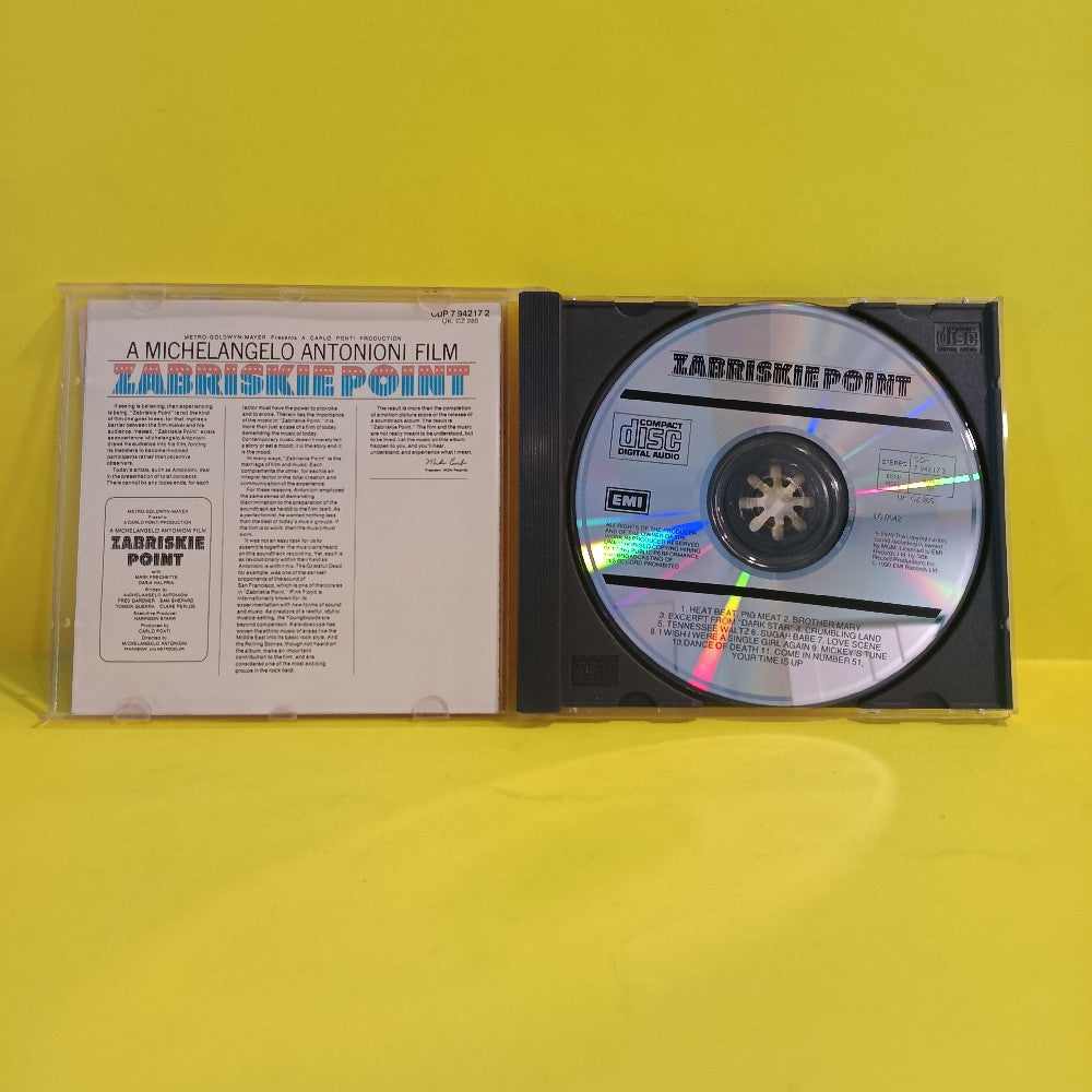 Various - Zabriskie Point Soundtrack UK - 1990 - CDP 7 94217 2 - Used - EX - CDs