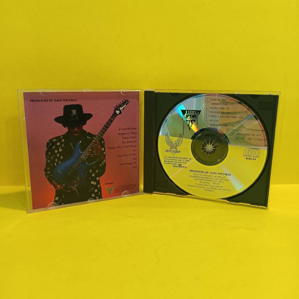Larry Mitchell - Larry Mitchell AUTOGRAPHED Self Titled  - 1990 - 4522-2-F - Used - VG++ - CDs