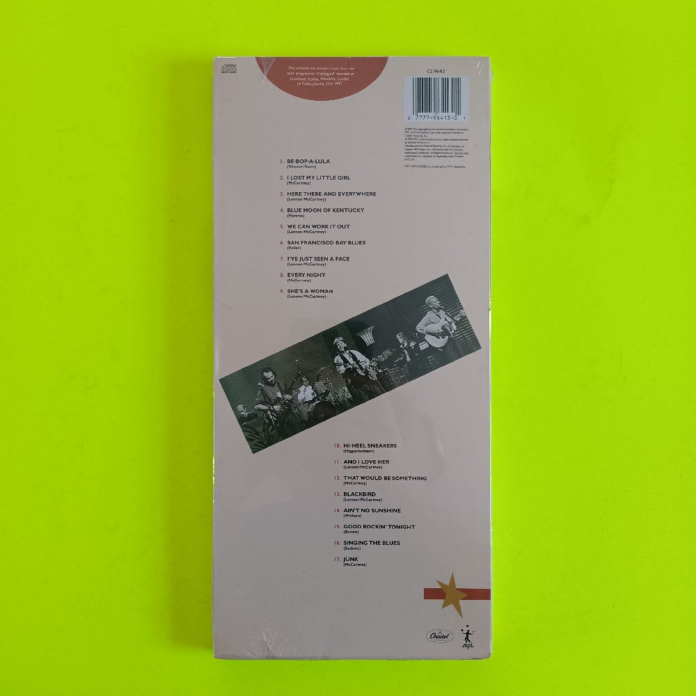 Paul McCartney - Unplugged (The Official Bootleg) LONG BOX - 1991 - C2-96413 - New - Sealed - CDs
