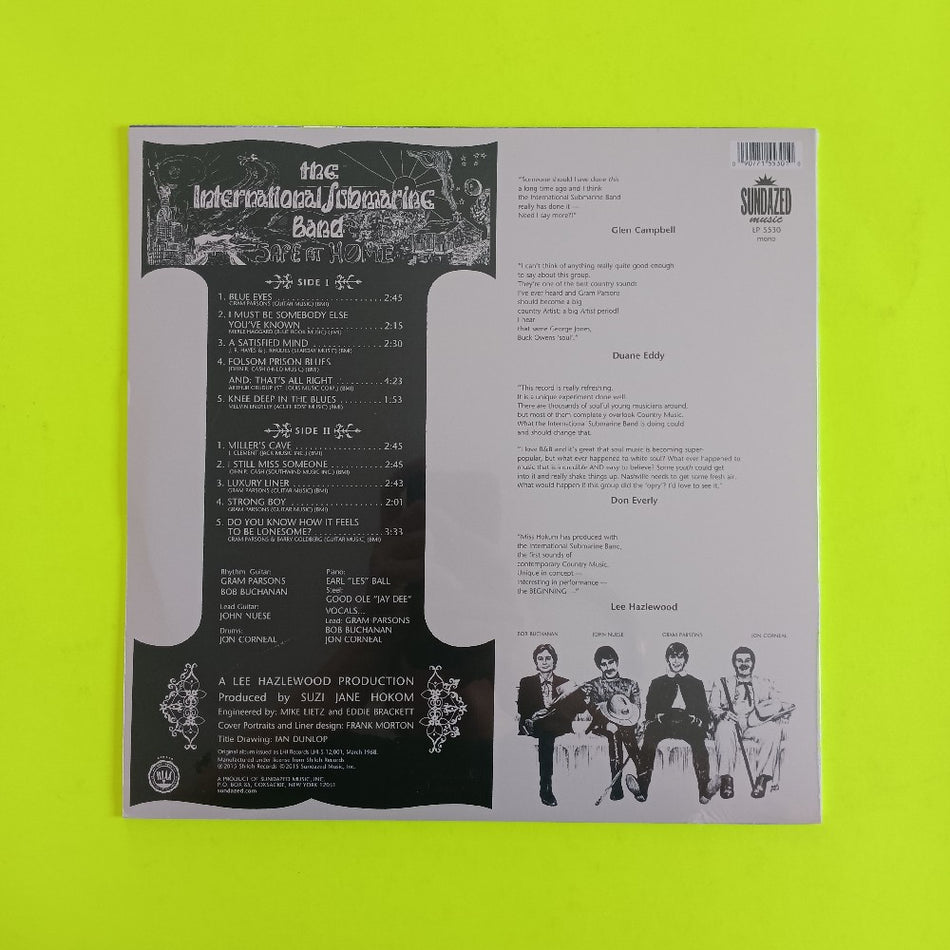 The International Submarine Band - Safe At Home RSD WHITE - 2015 - LP 5530 - New - Sealed - Vinyl