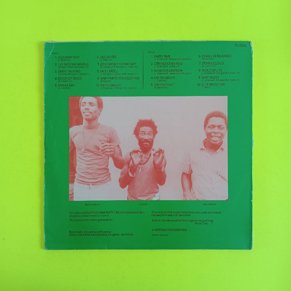 The Heptones - Nightfood Ina Party Time JAMAICA - TTLP0046 - Used - VG+ - Vinyl