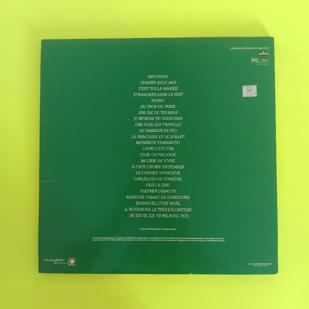 Herve Vilard - Chante Ses Plus Grands Succes FRANCE - 6680 901 - Used - VG++ - Vinyl