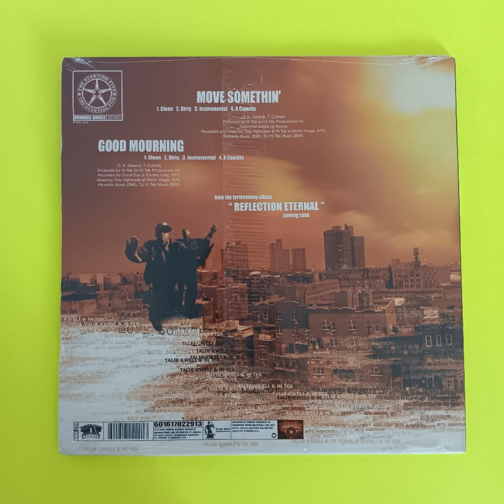 Talib Kweli & Hi Tek : Reflection Eternal - Move Somethin' - 2000 - RWK-229 - New - Sealed - Vinyl