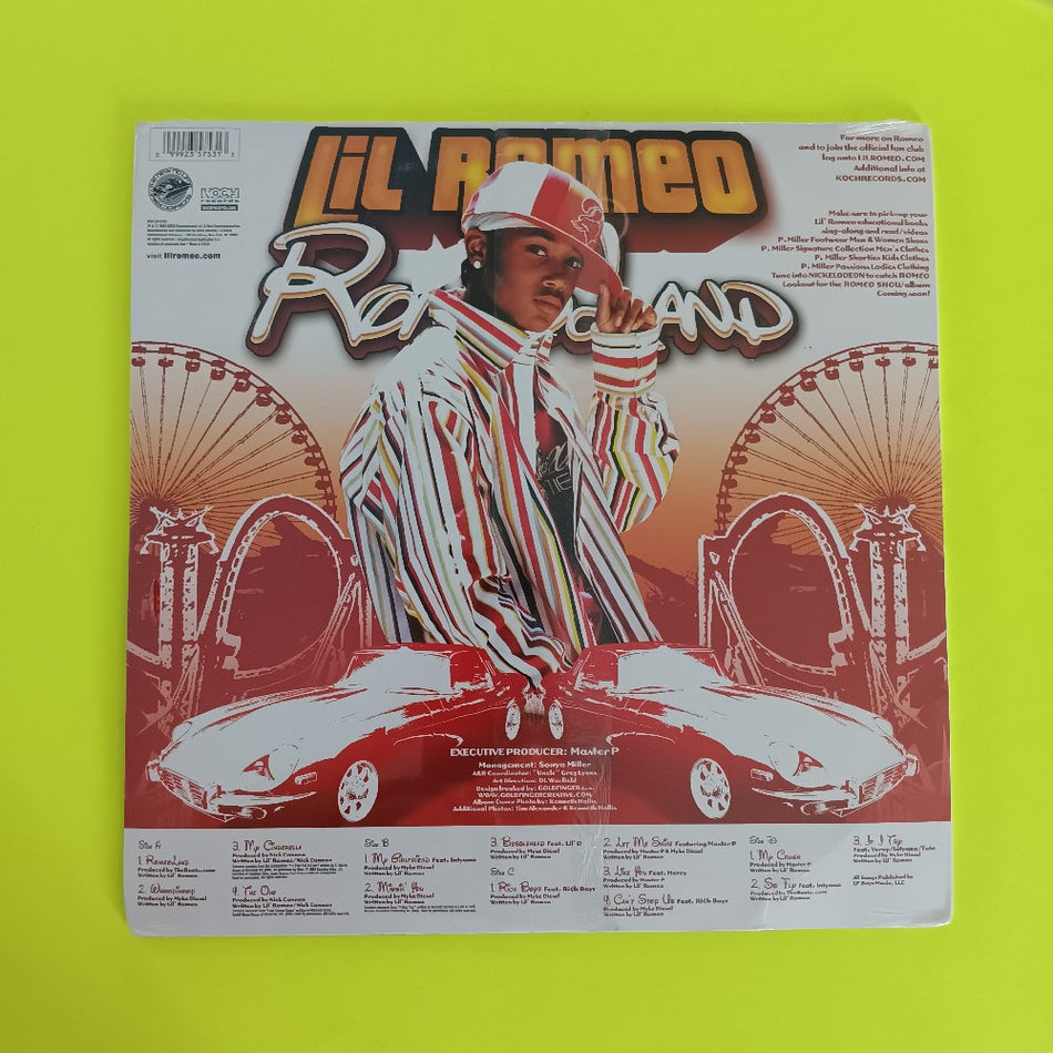 Lil Romeo - RomeoLand 2LP - 2004 - KOC-LP-5753 - New - Sealed - Vinyl