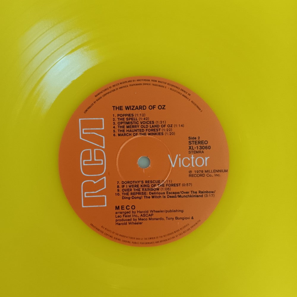 Meco - The Wizard Of Oz YELLOW HOLLAND - 1978 - XL 13060 - Used - VG++ - Vinyl