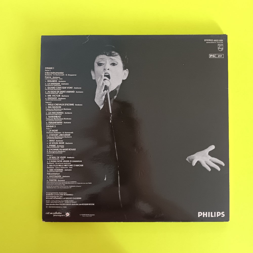 Barbara - Recital "Pantin 81" FRANCE - 1982 - 6622 028 - Used - VG++ - Vinyl