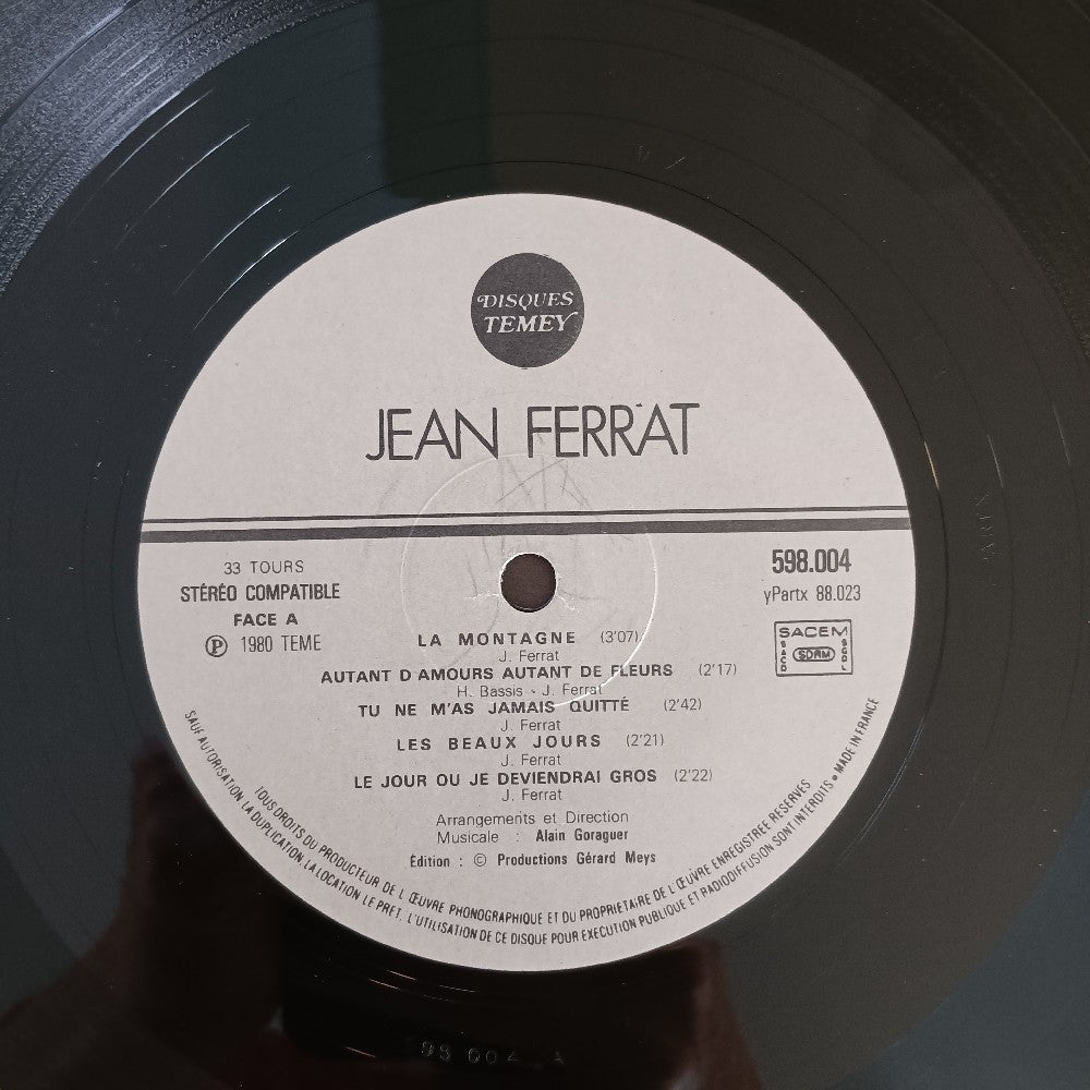 Jean Ferrat - 4 La Montagne Que Serais-Je Sans Toi FRANCE - 1980 - 598.004 - Used - VG++ - Vinyl