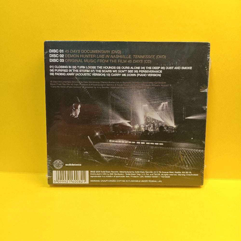 Demon Hunter - 45 Days 3 Disc CD DVD SET - 2008 - TND16008 - New - Sealed - CDs